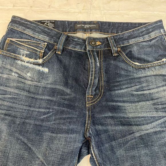 Cult Of Individuality Japanese Selvedge Rockabilly Slim Straight Jeans Men 31x33 - Picture 7 of 9
